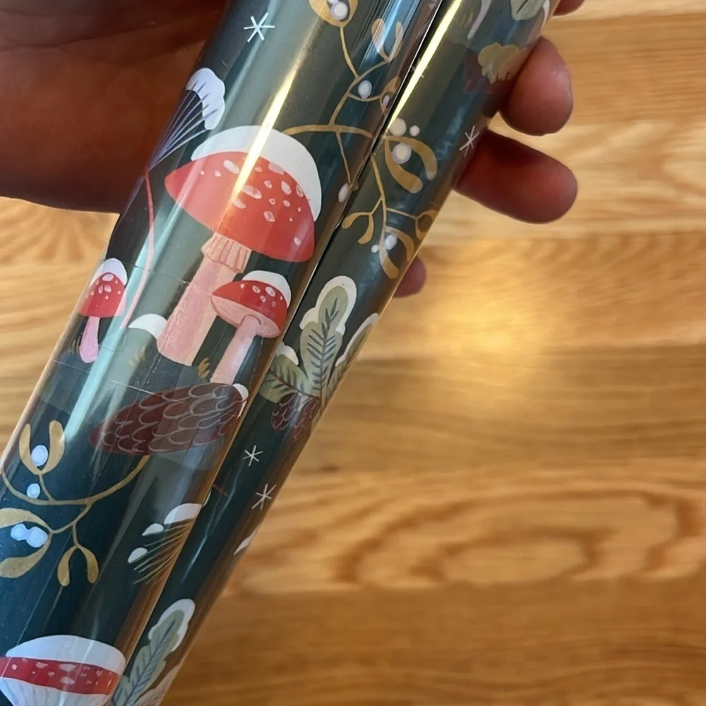 Anthropologie Woodlawn Wrapping Paper 2 Rolls NWT